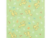Trend Lab Dr. Seuss ABC Characters Fitted Crib Sheet, Red/Yellow/Green