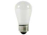 Pack of 20 Opaque White E26 Base Replacement S14 Light Bulbs - 11 Watts Pack of 20 Opaque White E26 Base Replacement S14 Light Bulbs - 11 Watts
