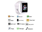 YMAX MULTI-FUNCTION WHITE SMART WATCH - Touchscreen with Camera,Unlocked Watch Cell Phone with Sim Card Slot,Smart Wrist Watch,Waterproof Smartwatch Phone For A