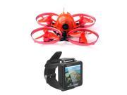 Snapper7 Brushless Whoop Racer Drone BNF with FPV Watch Micro 75mm FPV Racing Quadcopter Crazybee F3 Flight Control Frsky RX(3 battery)