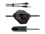 New FM Transmitter Radio Car Kit Charger Player Listen to Car Streaming Listen to Music Player 3.5mm Car Audio bulit-in Microphone FM Modulator New FM Transmitter Radio Car Kit Charger Player Listen to Car Streaming Listen to Music Player 3.5mm Car Audio bulit-in Microphone FM Modulator