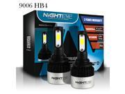 NIGHTEYE LED Headlight Bulbs All-in-One Conversion Kit - 9006/HB4 -72W 9-000Lm 6500K Cool White CREE - 3 Year Warranty NIGHTEYE LED Headlight Bulbs All-in-One Conversion Kit - 9006/HB4 -72W 9-000Lm 6500K Cool White CREE - 3 Year Warranty