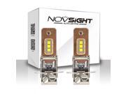 NIGHTEYE H3 LED Light Bulbs 6 CSP Chips 1800 Lumens 60W xenon White 6000K for Car Fog Light (pack of 2) NIGHTEYE H3 LED Light Bulbs 6 CSP Chips 1800 Lumens 60W xenon White 6000K for Car Fog Light (pack of 2)