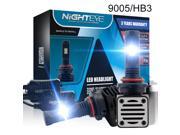 NIGHTEYE 9005 / HB3 LED Headlight Bulbs Conversion Kits 80W ALL-in-One Fanless 12000LM Super Bright CSP LED Chips for Car Light Replacement- 6500K Cool White-3 NIGHTEYE 9005 / HB3 LED Headlight Bulbs Conversion Kits 80W ALL-in-One Fanless 12000LM Super Bright CSP LED Chips for Car Light Replacement- 6500K Cool White-3