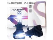 NIGHTEYE H4/HB2/9003 Hi/Lo Beam Headlight LED Bulb Conversion Kit Replace for Halogen HID Bulb - Unique 4-side Patch LED Headlamp CSP LED Chips-8400 Lumens Brig NIGHTEYE H4/HB2/9003 Hi/Lo Beam Headlight LED Bulb Conversion Kit Replace for Halogen HID Bulb - Unique 4-side Patch LED Headlamp CSP LED Chips-8400 Lumens Brig