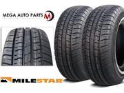 2 X New Milestar MS75 P185/75R14 89S White Side Wall All Season Touring Tires 2 X New Milestar MS75 P185/75R14 89S White Side Wall All Season Touring Tires