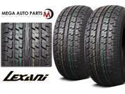 2 X New Lexani LXST-105 ST205/75R14 100L C Load 6 Ply Radial Trailer Tires 2 X New Lexani LXST-105 ST205/75R14 100L C Load 6 Ply Radial Trailer Tires