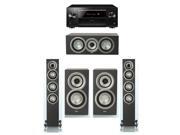 ELAC Uni-Fi Slim Black 5.0 System with 2 FS-U5 Floorstanding Speakers, 1 ELAC CC-U5 Center Speaker, 2 ELAC BS-U5 Speaker, 1 Pioneer SC-LX801 A/V Receiver ELAC Uni-Fi Slim Black 5.0 System with 2 FS-U5 Floorstanding Speakers, 1 ELAC CC-U5 Center Speaker, 2 ELAC BS-U5 Speaker, 1 Pioneer SC-LX801 A/V Receiver