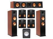 Klipsch 7.1 Cherry System with 2 RP-280F Tower Speakers, 1 RP-440C Center Speaker, 4 Klipsch RP-250S Surround Speaker, 1 Premier Acoustic PA-150 Subwoofer + Aud Klipsch 7.1 Cherry System with 2 RP-280F Tower Speakers, 1 RP-440C Center Speaker, 4 Klipsch RP-250S Surround Speaker, 1 Premier Acoustic PA-150 Subwoofer + Aud