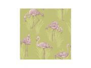 EAN 5050192252621 product image for Vintage Lagoon Flamingo Wallpaper Green and Pink Arthouse 252602 | upcitemdb.com