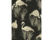 EAN 5050192252607 product image for Vintage Lagoon Flamingo Wallpaper Black Arthouse 252600 | upcitemdb.com