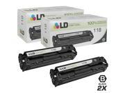 LD Compatible Canon 118 / 2662B001AA 2PK Black Toner Cartridges for ImageClass LBP7200Cdn, LBP7660Cdn, MF8350Cdn, MF8380Cdw, MF8580Cdw, MF726CDW LD Compatible Canon 118 / 2662B001AA 2PK Black Toner Cartridges for ImageClass LBP7200Cdn, LBP7660Cdn, MF8350Cdn, MF8380Cdw, MF8580Cdw, MF726CDW