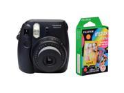 Fujifilm instax mini 8 Instant Film Camera & Rainbow Instant Film Kit (Black)