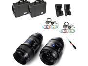 Zeiss CZ.2 Set #3 Two PL Mount Zoom Lens Bundle of 28-80 and 70-200 with Swappable Canon Mounts, Cases (Feet) Zeiss CZ.2 Set #3 Two PL Mount Zoom Lens Bundle of 28-80 and 70-200 with Swappable Canon Mounts, Cases (Feet)