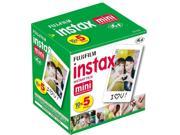 Fujifilm Instax Mini Instant Film, 10 Sheets?5 Pack(Total 50 Shoots)