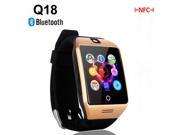SmartWatch,1.54 Inch Bluetooth SmartWatch Q18 Wristwatch (Rose gold)