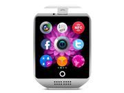 SmartWatch,1.54 Inch Bluetooth SmartWatch Q18 Wristwatch Support NFC Camera White