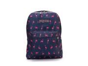 Jansport Supermax Navy Moonshine/Pink Flamingo Backpack