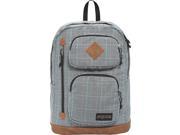 JanSport Houston Laptop Backpack- Sale Colors (Black/White Suited Plaid)