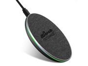 Fast Wireless Charger, (Compatible brand)iPhone X wireless charger, Fast Wireless Charging Pad for (Compatible brand)Samsung Galaxy Note 8/5 S8/S8 Plus S7/S7 Ed