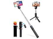 Selfie Stick Tripod, kungfuren Extendable Selfie Stick Bluetooth with Wireless Remote for iOS iPhone X/iPhone 8/8 Plus/iPhone 7 Android Samsung Galaxy S9/S8 Plu