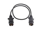 Tirol 7 Pin 12V Trailer Extension Cable Connector N Type Plug Wiring For European Vehicles Tirol 7 Pin 12V Trailer Extension Cable Connector N Type Plug Wiring For European Vehicles