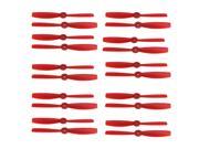 F16187-10 /F16188-10 10 Pairs 5045 / 6045 Pros 5*4.5 / 6*4.5 CW/ CCW Propeller for Mini Quadcopter Red