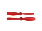 F16290/3 2 Pairs 5045 / 6045 Pros 5*4.5 / 6*4.5 CW / CCW Propellers for Mini Quadcopter Drone Aircraft Red Black Orange