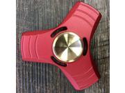 EDC High Quality Copper Flat Edge Fidget Spinner With High Quality Bearing For Long Spin Time Focus Anxiety Stress Relief Desk Toy