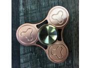 EDC High Quality Copper Round Edge Fidget Spinner With High Quality Bearing For Long Spin Time Focus Anxiety Stress Relief Desk Toy