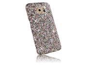 Xtra-Funky Range Samsung Galaxy S7 Sparkling Rainbow Sequin Glitter Case - Silver