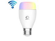 LINGAN E27 6W 24 LEDs 6500K+RGB Smart WiFi LED Light Bulbs with Alexa & Google Home, Support Android 4.2 Above & iOS 8.0 Above System Phones, AC 100-240V