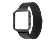 Milanese Loop Band With Frame For Fitbit Blaze (Small) - Black