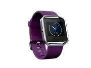 Silicone Replacement Band with Frame for Fitbit Blaze Small Purple