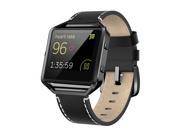 Leather Band for Fitbit Blaze with Frame- Small