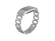 Element Works Fitbit Crystal Bling Rhinestone Studded Stainless Steel Link Replacement Band (Large) - Silver
