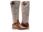 UPC 889014008727 product image for Chocolat Blu Louisa Camel/Off White Women's Knee Hi Boot Size 6.5 | upcitemdb.com