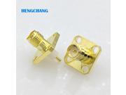 10pcs SMA Male connector RF SMA male Chassis Panel Mount 4-hole RF Connectors 12.7x12.7mm 10pcs SMA Male connector RF SMA male Chassis Panel Mount 4-hole RF Connectors 12.7x12.7mm