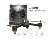 Hubsan X4 H501S 5.8G FPV Brushless With 1080P HD Camera GPS RC Quadcopter RTF - Black(DRONE)