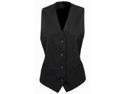 Premier Womens/Ladies Lined Polyester Waistcoat / Bar Wear / Catering Premier Womens/Ladies Lined Polyester Waistcoat / Bar Wear / Catering
