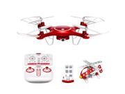 Syma X5UW Wifi FPV 720P HD Camera Quadcopter Drone with Flight Plan Route App Control and Altitude Hold Function Red