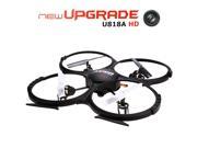 UDI Upgraded Version U818A_HD 2.4GHz 4 CH 6 Axis Gyro Headless RC Quadcopter Drone RTF UFO With 2MP HD Camera, Speed Mode Flip M