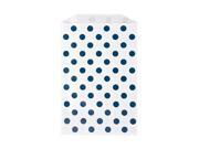 Middy Bitty Bag (5 x 7 1/2) - Navy Polka Dot - Navy Polka Dot (500 Qty.) Middy Bitty Bag (5 x 7 1/2) - Navy Polka Dot - Navy Polka Dot (500 Qty.)