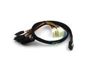 UPC 601951004910 product image for Molex Mini SAS Power SFF-8087 to 4 SFF-8482 29 pin with 4 SAS 4 pin Cable 1M | upcitemdb.com