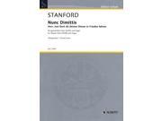 Schott Nunc Dimittis, Op. 115 - Herr, nun lässt du deinen Diener in Frieden fahren SATB by Stanford Schott Nunc Dimittis, Op. 115 - Herr, nun lässt du deinen Diener in Frieden fahren SATB by Stanford