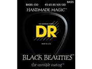 DR Strings BLACK BEAUTIES Black Coated 5-String Bass Strings Medium (45-130) DR Strings BLACK BEAUTIES Black Coated 5-String Bass Strings Medium (45-130)