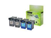GREENCYCLE 4 Pack Ink Cartridge Combo 21XL C9351A 22XL C9352CE (2 Black & 2 Color) Remanufactured Compatible for HP FAX Deskjet Officejet PSC- Show Ink Level GREENCYCLE 4 Pack Ink Cartridge Combo 21XL C9351A 22XL C9352CE (2 Black & 2 Color) Remanufactured Compatible for HP FAX Deskjet Officejet PSC- Show Ink Level
