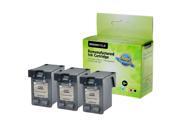 GREENCYCLE 3PK High Ink Capacity C9351A 21XL #21 21 Black Ink Cartridge with Chip Remanufactured Compatible for HP FAX Deskjet Officejet PSC Printer(Show Ink Le GREENCYCLE 3PK High Ink Capacity C9351A 21XL #21 21 Black Ink Cartridge with Chip Remanufactured Compatible for HP FAX Deskjet Officejet PSC Printer(Show Ink Le