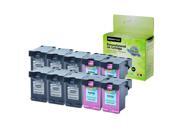 GREENCYCLE 10PK Replacement 60XL CC641WA CC644WA (6 Black,4 Color) High Yield Ink Cartridge for HP PhotoSmart Deskjet ENVY Printer GREENCYCLE 10PK Replacement 60XL CC641WA CC644WA (6 Black,4 Color) High Yield Ink Cartridge for HP PhotoSmart Deskjet ENVY Printer