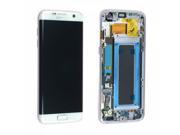 Samsung Galaxy S7 Edge Full LCD Display Mobile Phone Repair Part Replacement - White